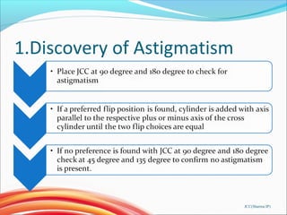 1.Discovery of Astigmatism
JCC(Sharma IP)
 