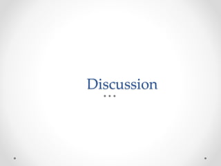 Discussion
 