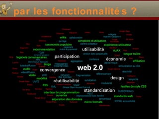par les fonctionnalité s ?

 