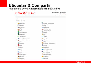 Etiquetar & Compartir Inteligencia colectiva aplicada a los Bookmarks 