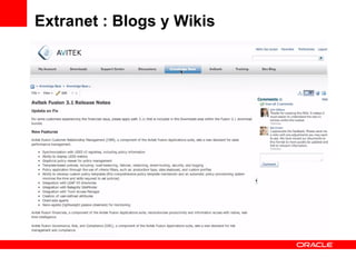 Extranet : Blogs y Wikis 