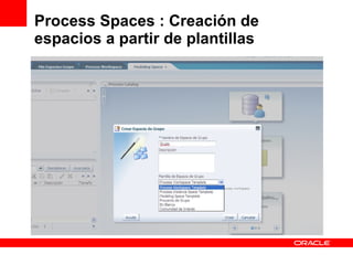 Process Spaces : Creación de espacios a partir de plantillas 