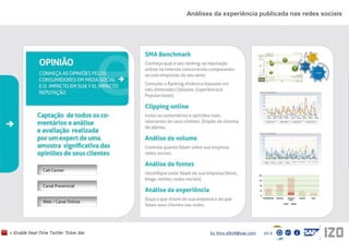 60% das marcas játêm página oficial no Facebook e 65% no Twitter
