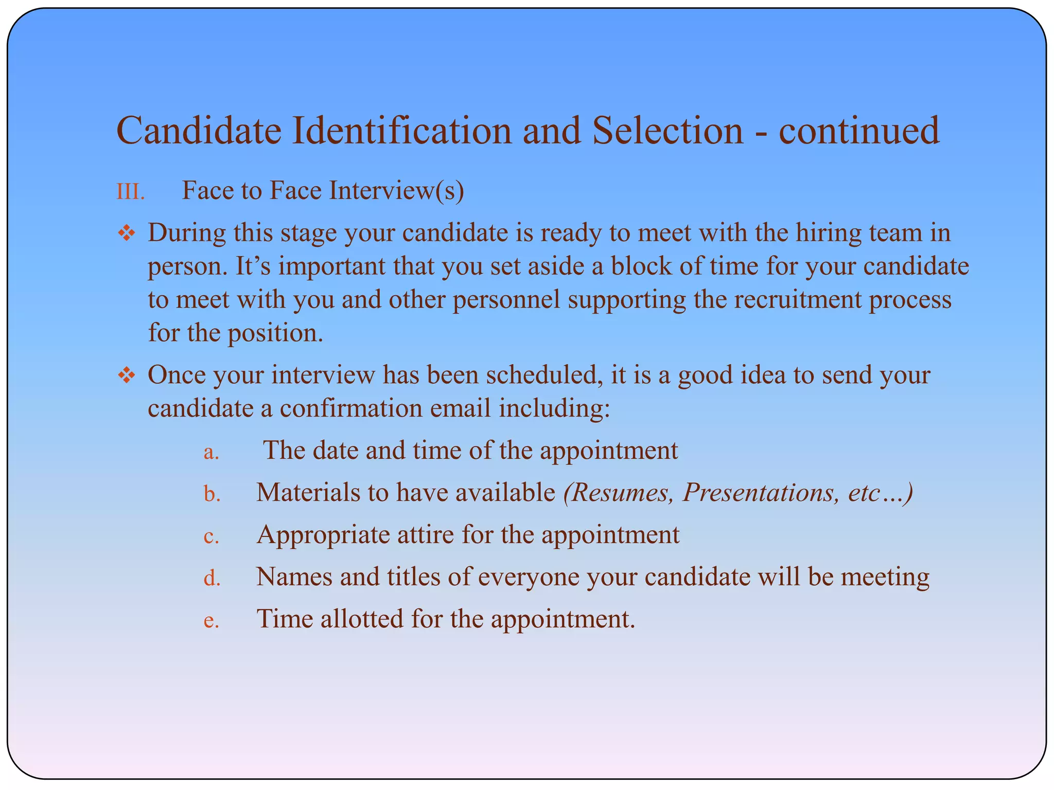 JCG Recruitment Process