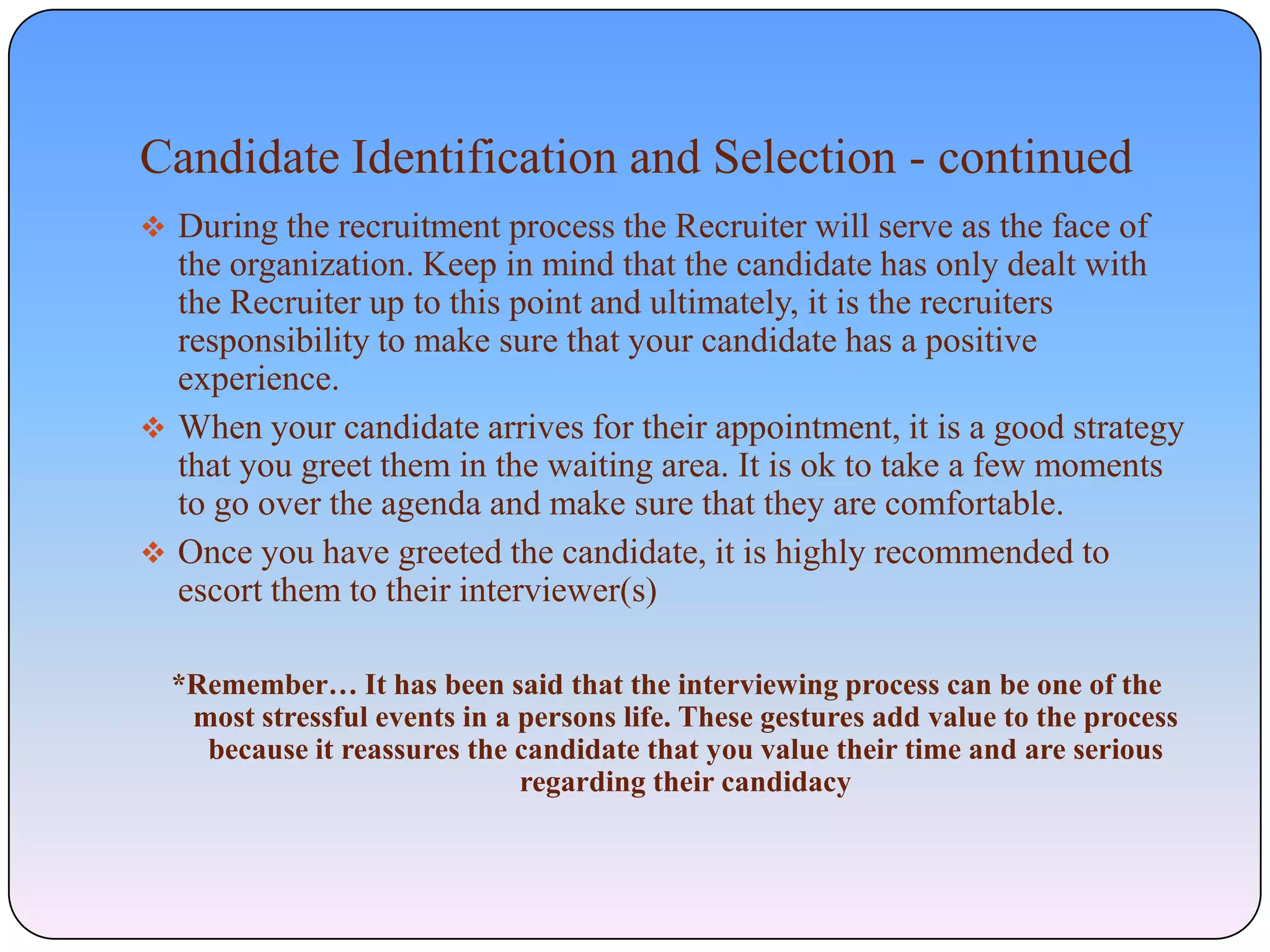 JCG Recruitment Process