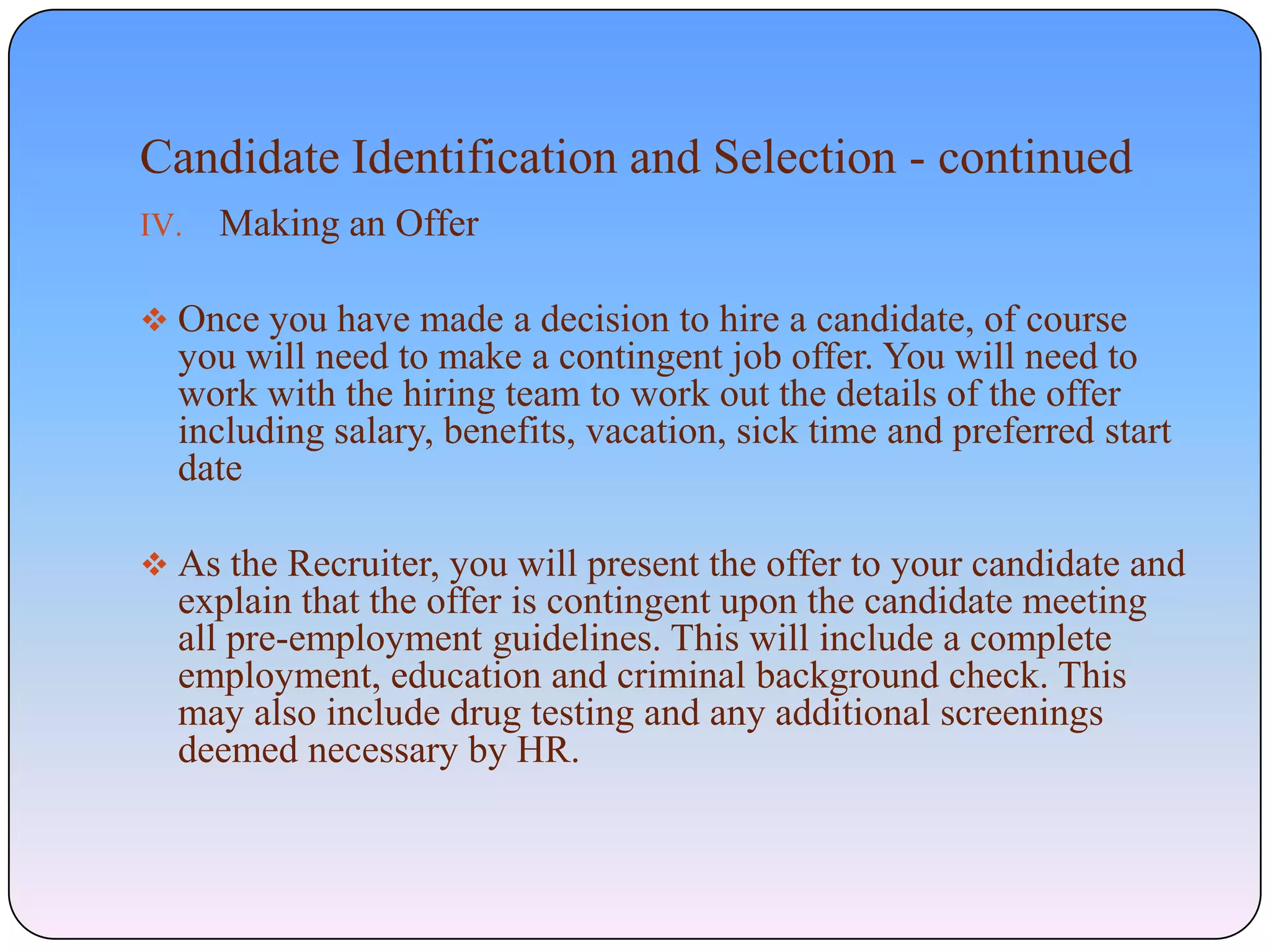 JCG Recruitment Process