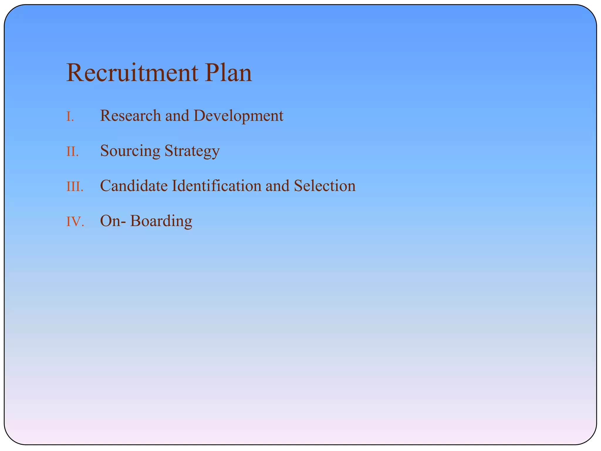 JCG Recruitment Process