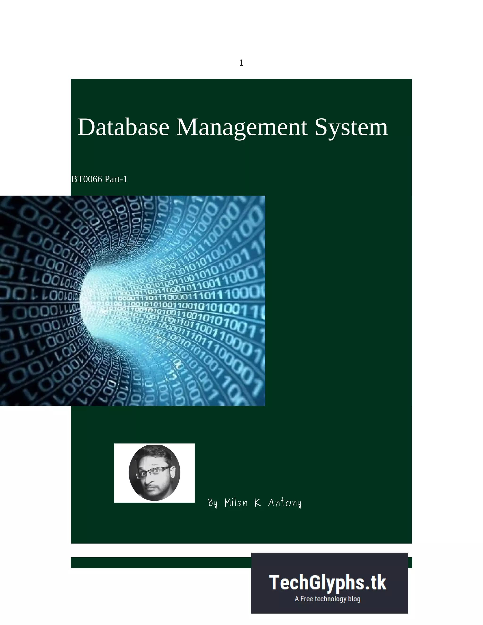 Bt0066 database management system1 | PDF