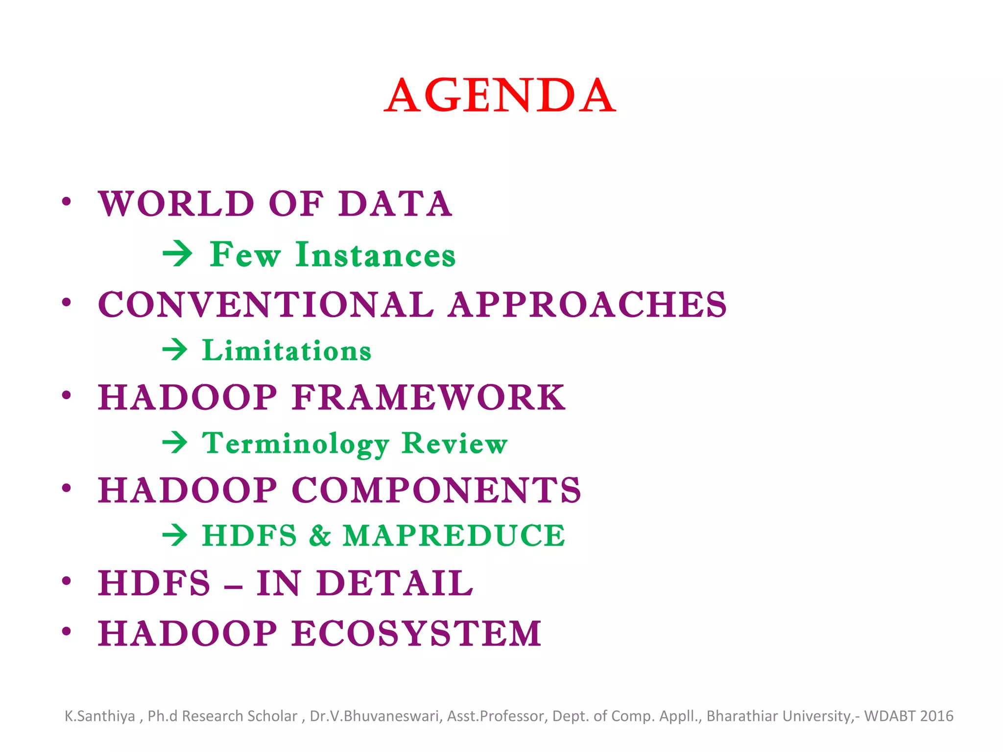 Introduction to hadoop | PPT
