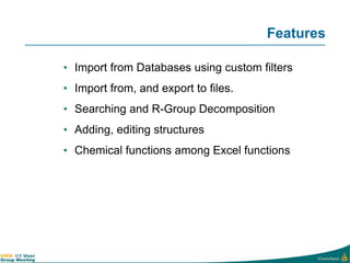 J Chem For Excel: US UGM 2008 | PDF