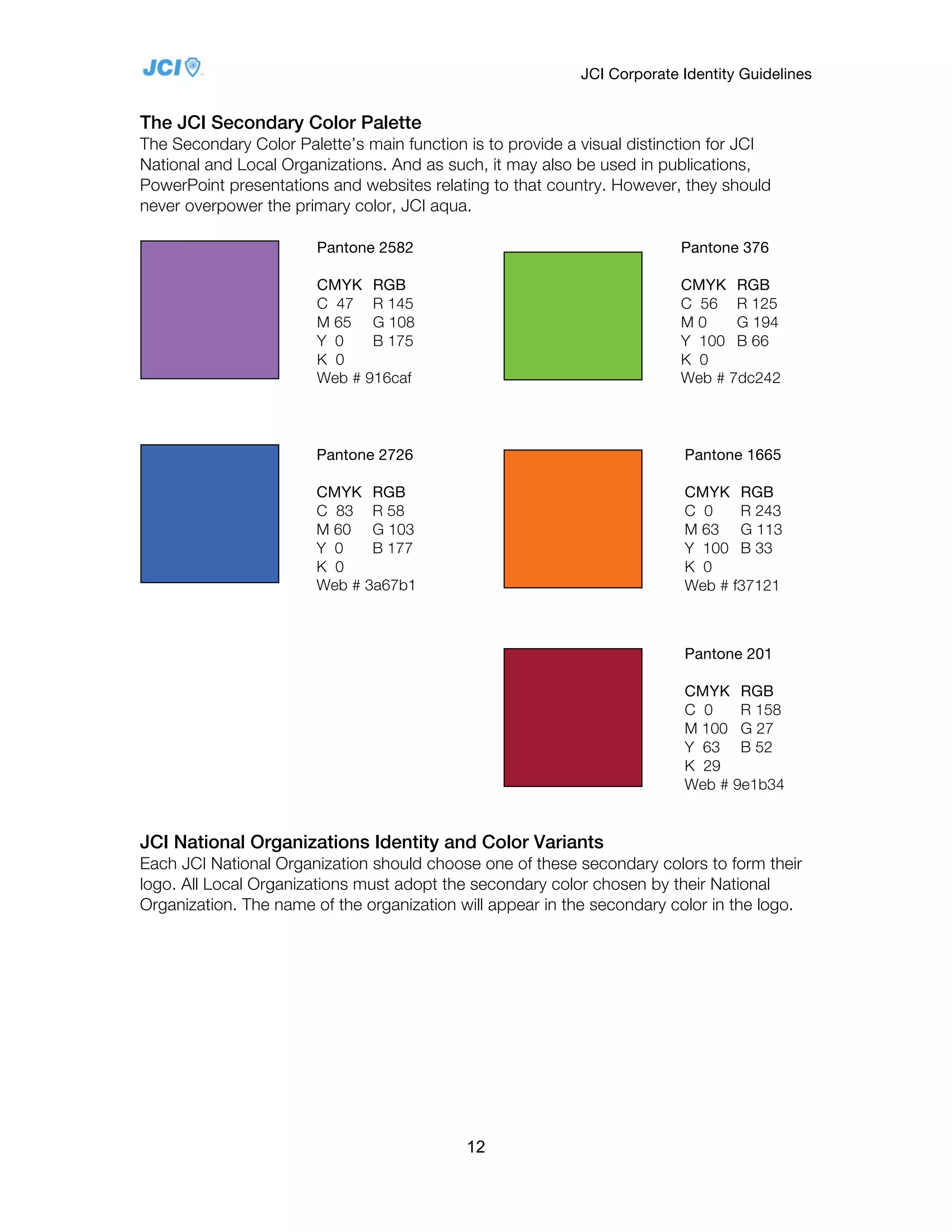 JCI Corporate Identity | PDF