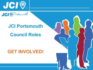 JCI Portsmouth Council Roles GET INVOLVED! 