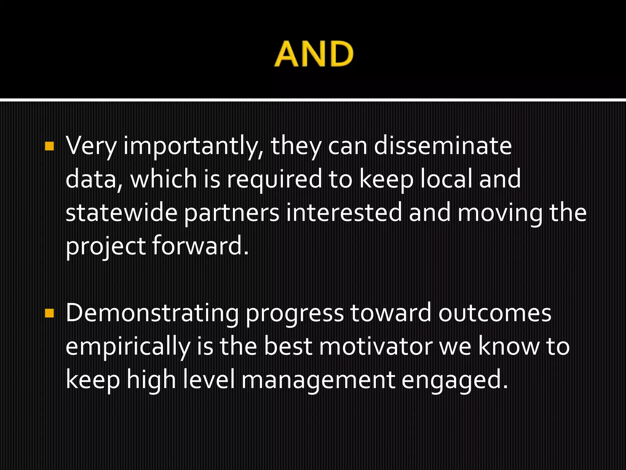Legislative InterestFind a legislative champion and work with her/him in developing a legislative  understanding of the financial and human benefits over time.  