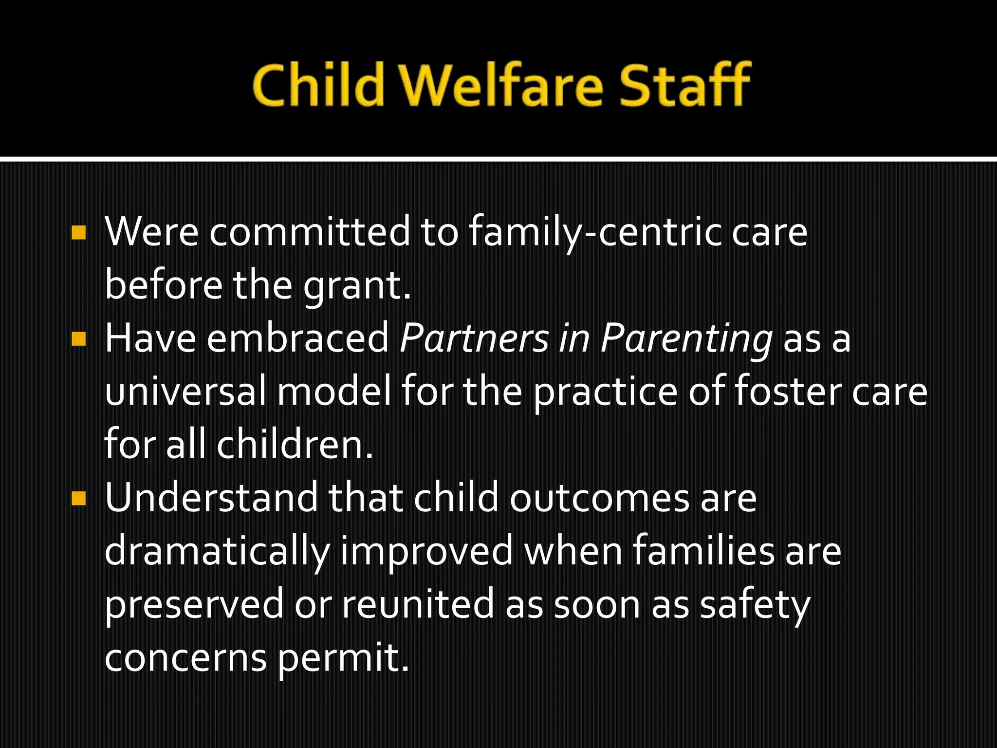 Commission on Children and Families