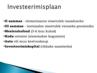 Investeeris ainult firmadesse, kes maksid dividende