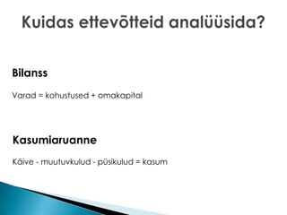 Kodu ostmine (sissemakse kogumine)