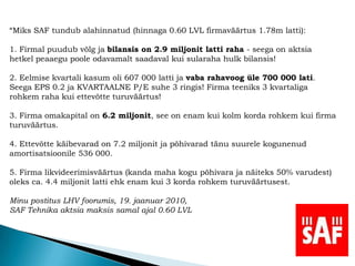Meelerahufond3-6 kuu elamisraha