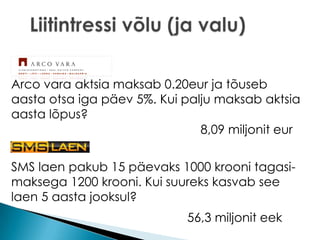Ostis regulaarselt, iga kuu