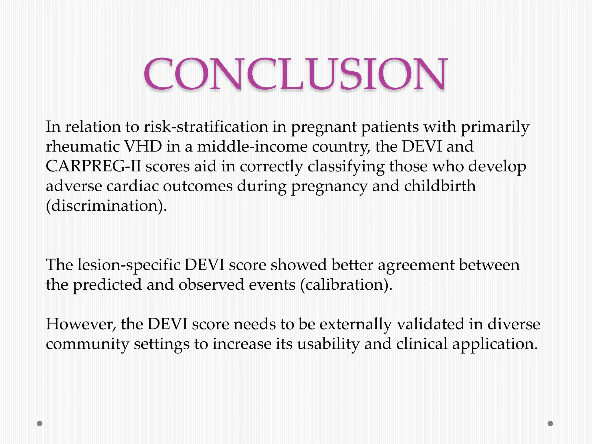Risk stratification for cardiac events in pregnant women with valvular ...