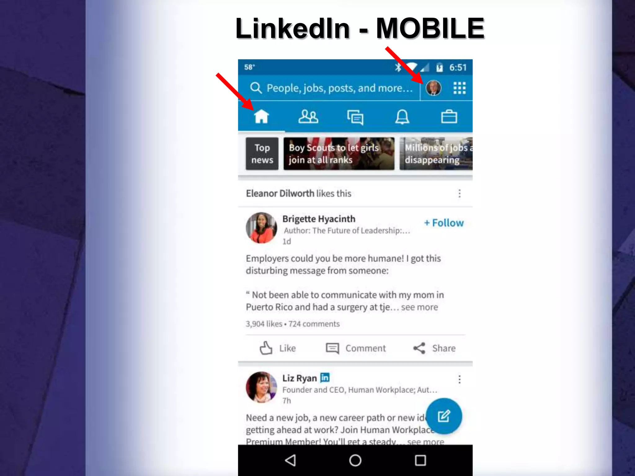 LinkedIn - MOBILE
 