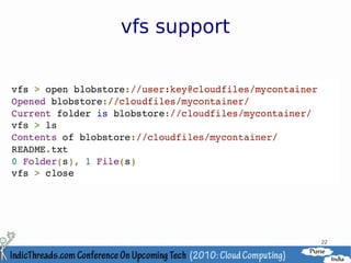 vfs support




              22
 