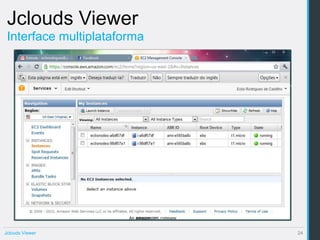 Jclouds Viewer
 Interface multiplataforma




Jclouds Viewer               24
 