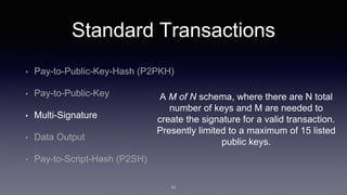 Bitcoin Transactions Examples | PPTX