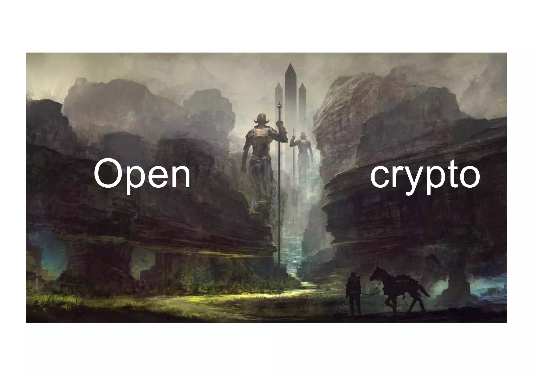 Open crypto 