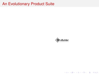 An Evolutionary Product Suite
 