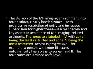 MRI safety | PPTX