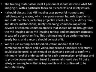MRI safety | PPTX
