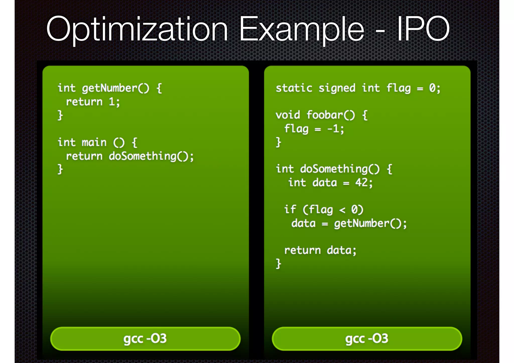 Optimization Example - IPO

 