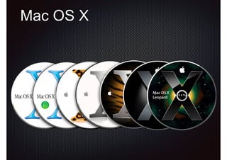 Mac OS X

MacOS X
iOS의 아버지

 