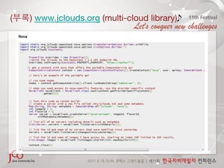 (   ) www.jclouds.org (multi-cloud library)
 