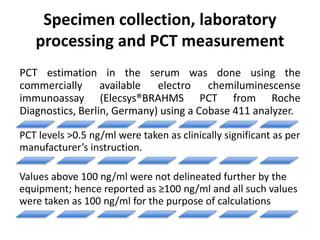 ( Journal Club ) Procalcitonin as a diagnostic biomarker of sepsis: A ...