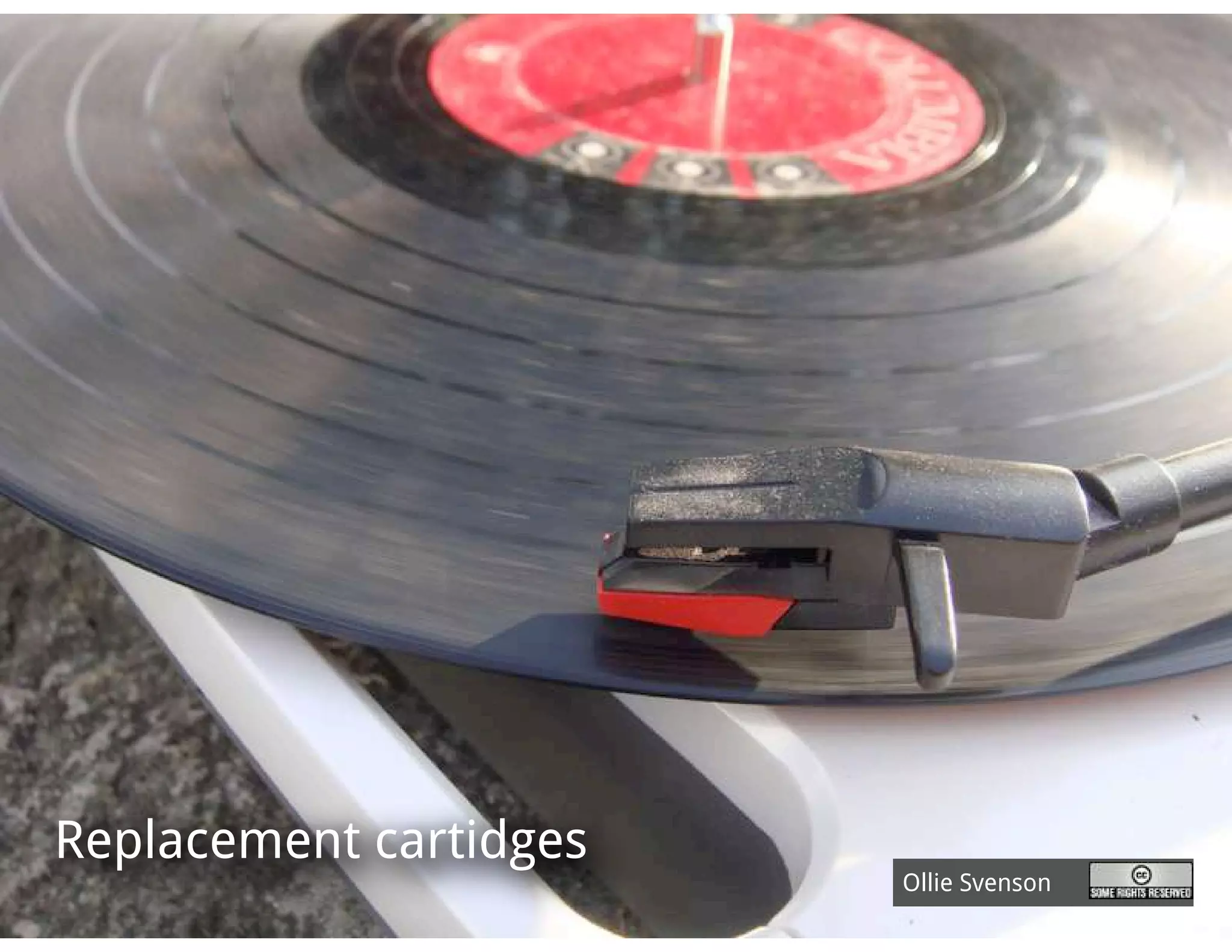 Replacement cartidges
                        Ollie Svenson
                                Pargon
 