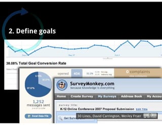 2. Define goals




                  30 Lines, David Carrington, Wesley Fryer
 