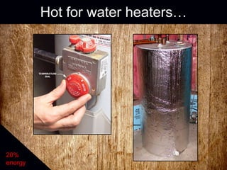 Hot for water heaters… 20% energy 