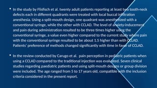 Comparative Study of SleeperOne S4 CCLAD vs Traditional Syringe in ...