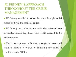 Jc penney’s hitler teapot debacle | PPTX