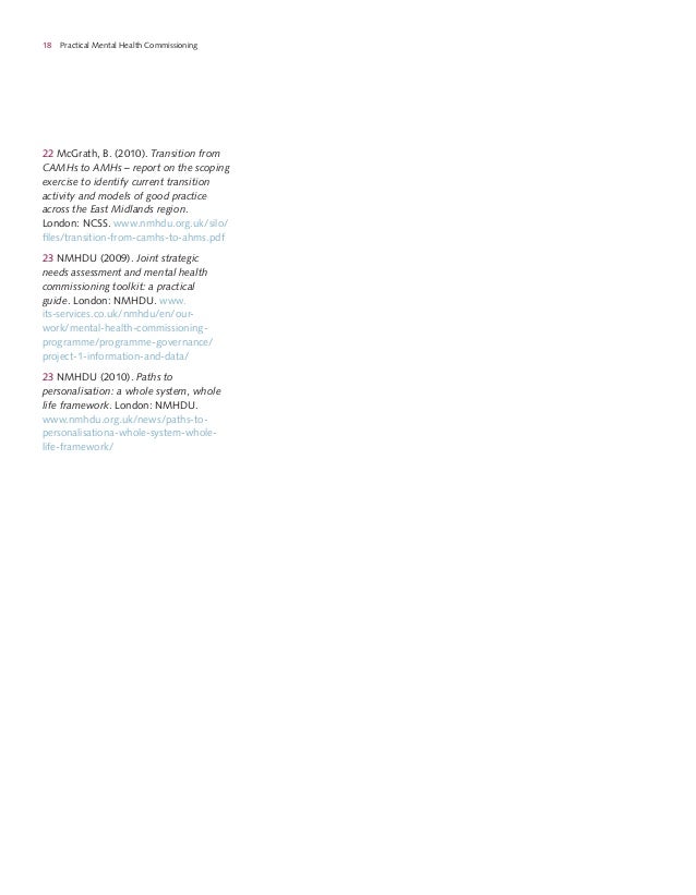 Guide Transition And Mental Health Needs >> Guidance For Commissioners Of Mental Health Services For Young People Guide Transition And Mental Health Needs >> Guidance For Commissioners Of Mental Health Services For Young People
