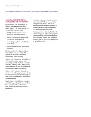 Guidance for commissioners of perinatal mental health services | PDF