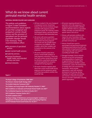 Guidance for commissioners of perinatal mental health services | PDF