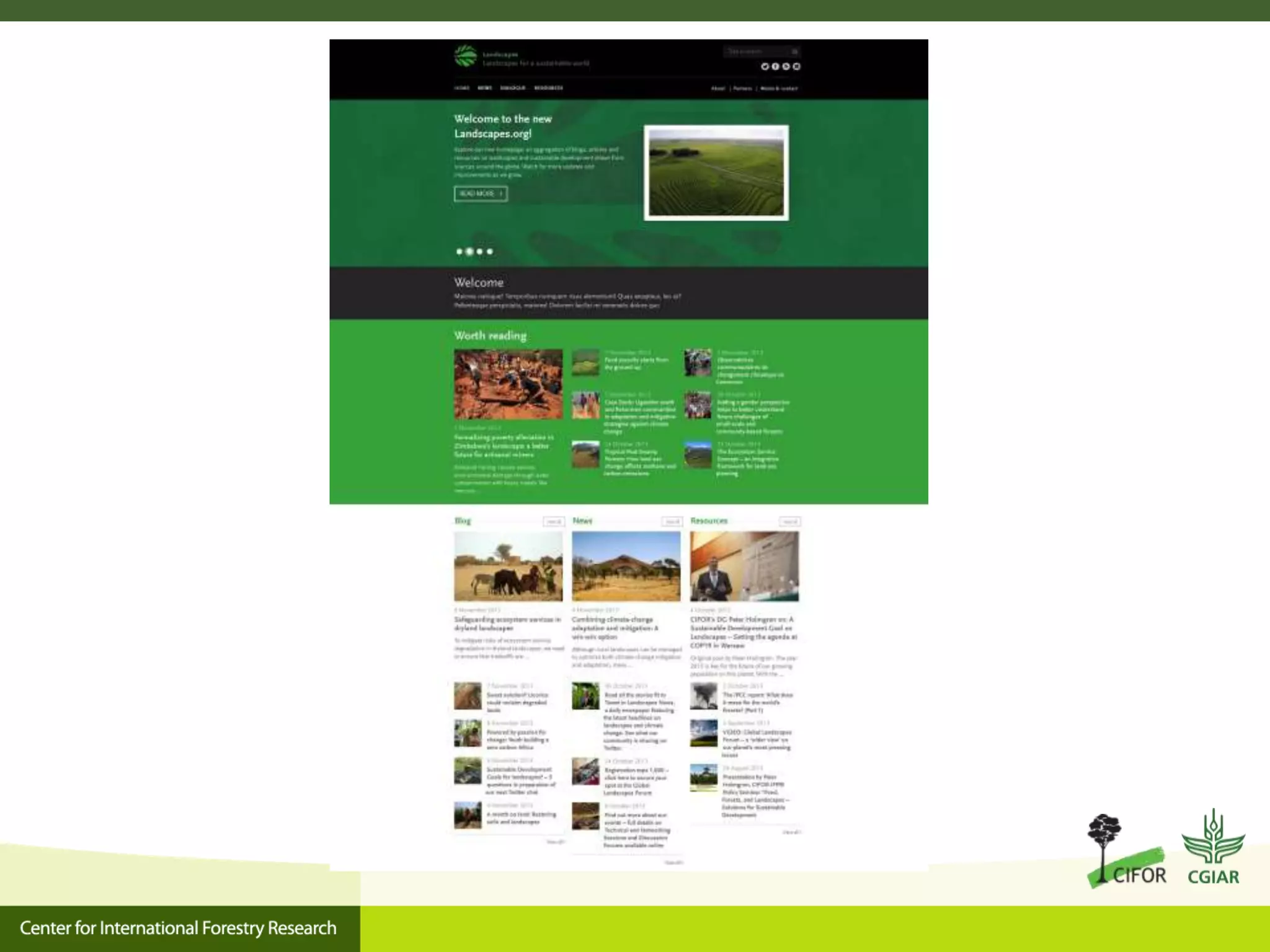 KNOW-FOR Case study:  Knowledge sharing for impact: The Global Landscapes Forum