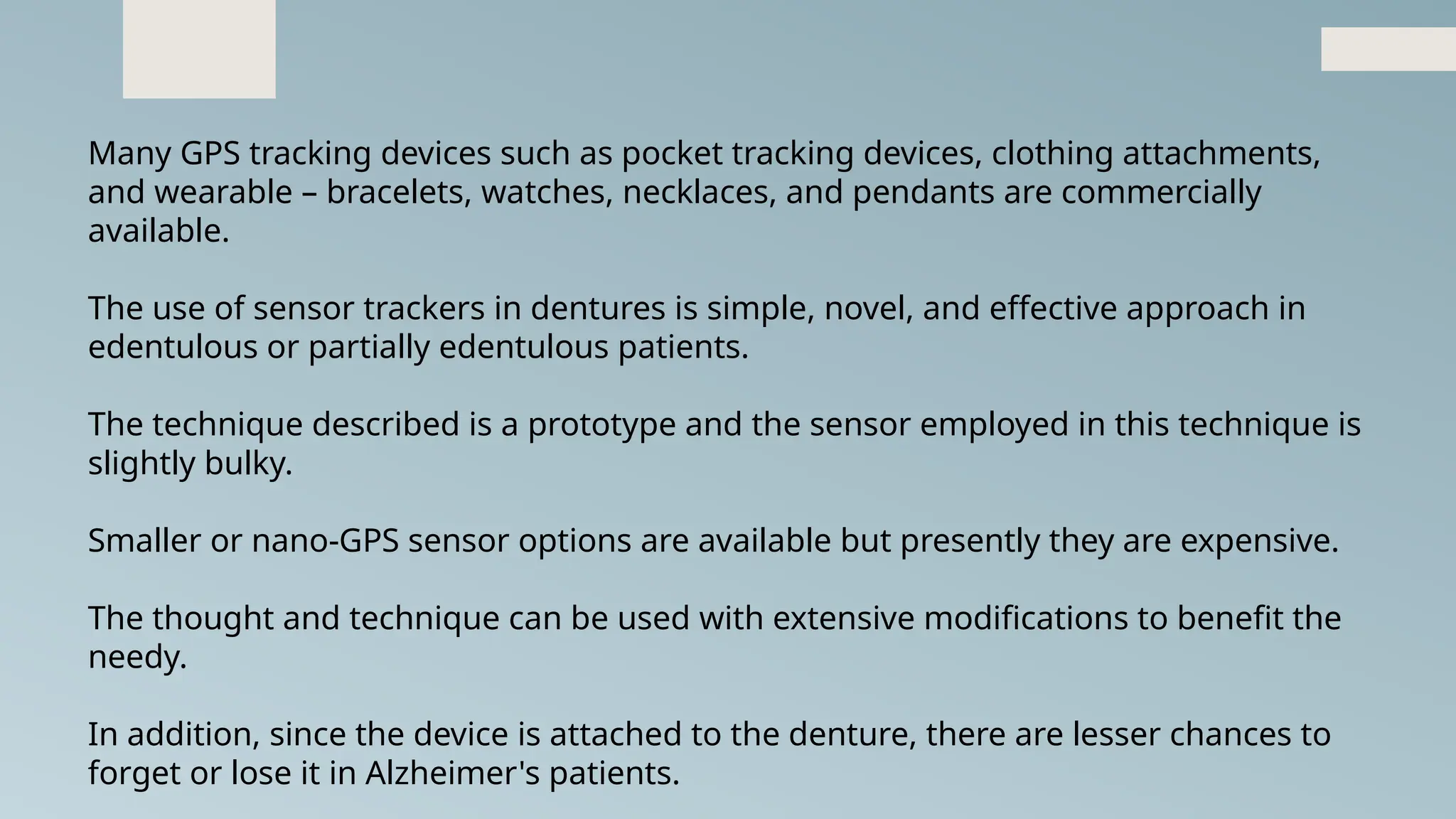DENTURE TRACKER FOR EDENTULOUS ALZHEIMER | PPTX