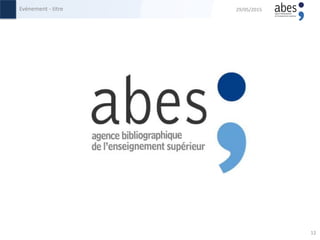 29/05/2015Evénement - titre
12
 