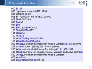 Création de la notice 29 mai 2015
14
 