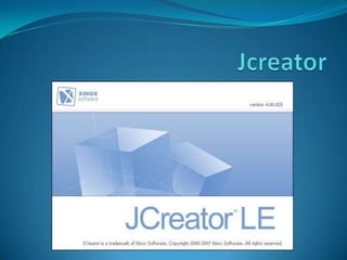 Jcreator 