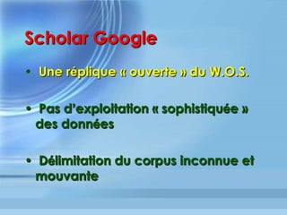 Denis	JÉRÔME	(Acad.	Sciences)		"L'évaluaIon	individuelle	des	chercheurs	:	du	bon	usage	de	
la	bibliométrie	»	-	Atelier	Bibliométrie	URFIST	de	Paris	–	CEA	Saclay,	01/04/2011			
 