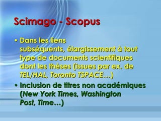Le	Post-Peer-Reviewing	:		
L évaluaIon	qualitaIve	coopéraIve	
2	exemples	
Un périodique : Atmospheric Chemistry and
Physics (EuropeanGeological Union)
Un groupe éditorial :
SNG - F1000
 